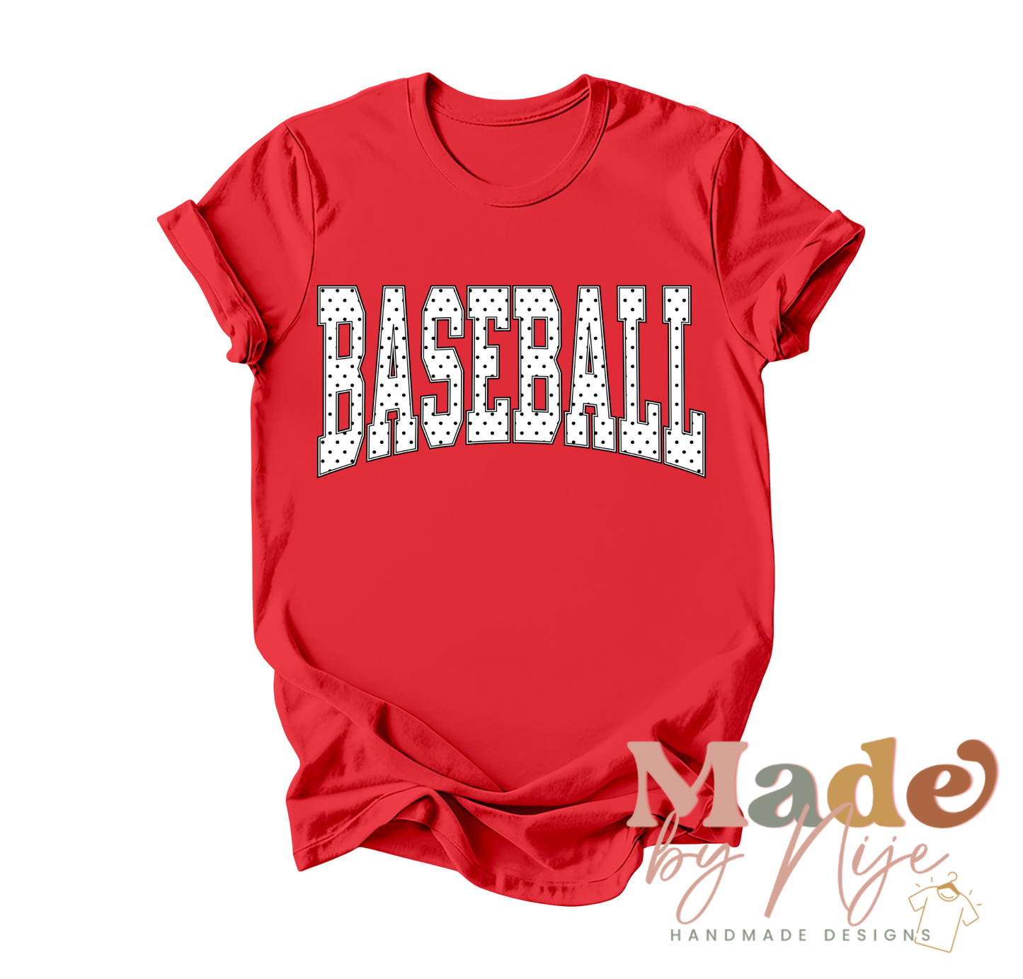Baseball Polka Dot Tee