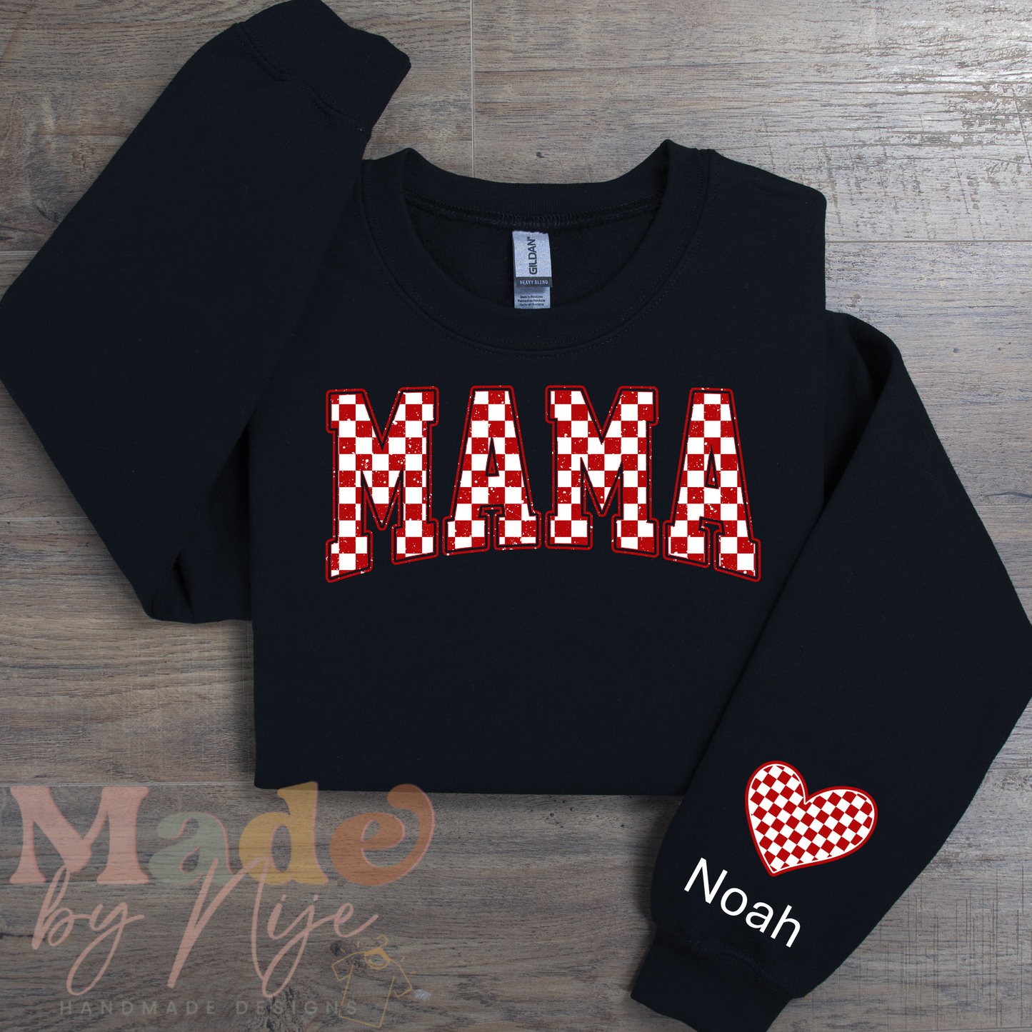 Custom Checkered Sweatshirt